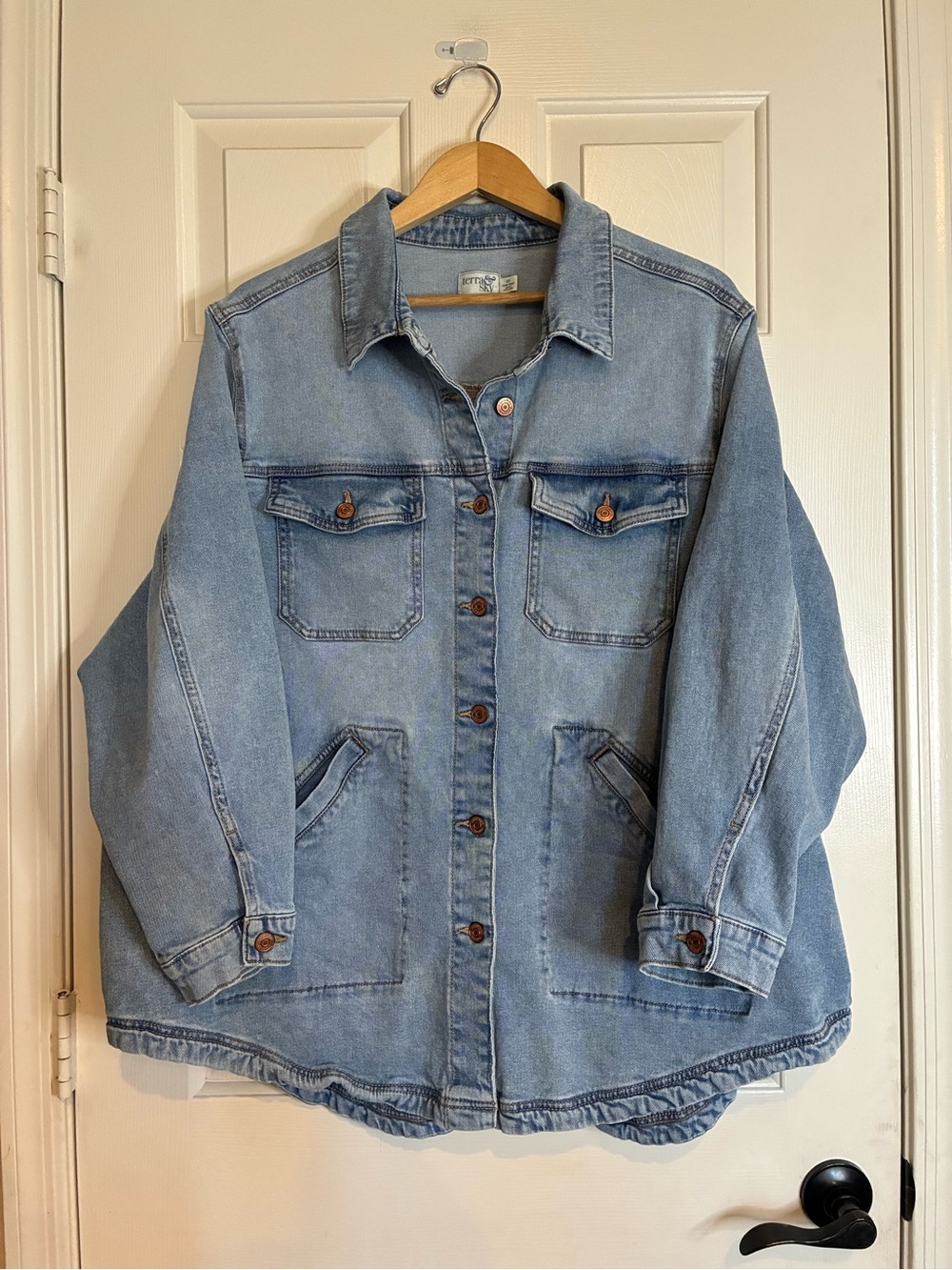 Terra & Sky Light Blue Denim Jean Jacket